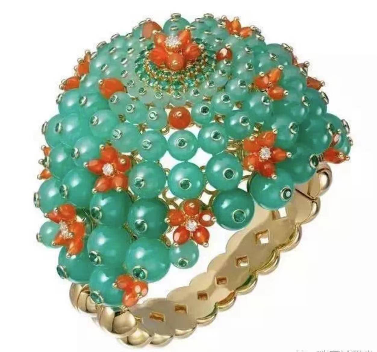 这种绿，碧玉也有，但绿玉髓更佳！  第3张