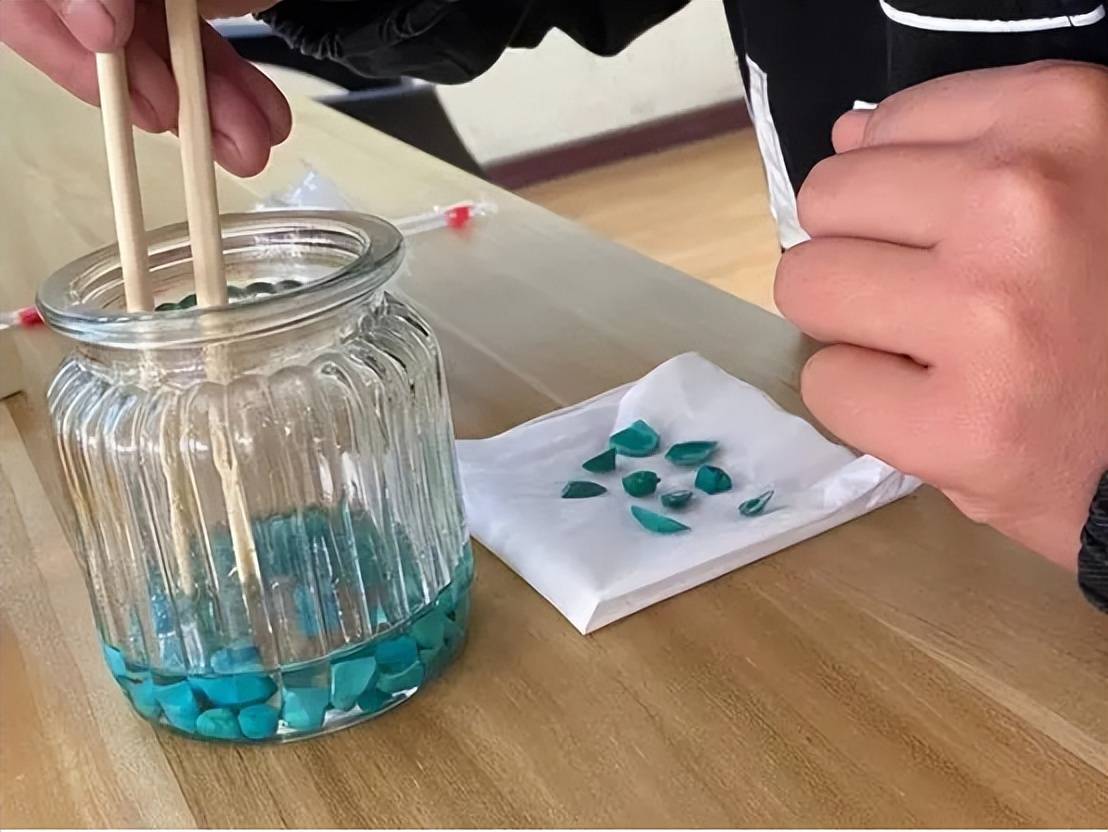 都是科技与狠活儿，揭秘绿松石泡油大法！  第2张