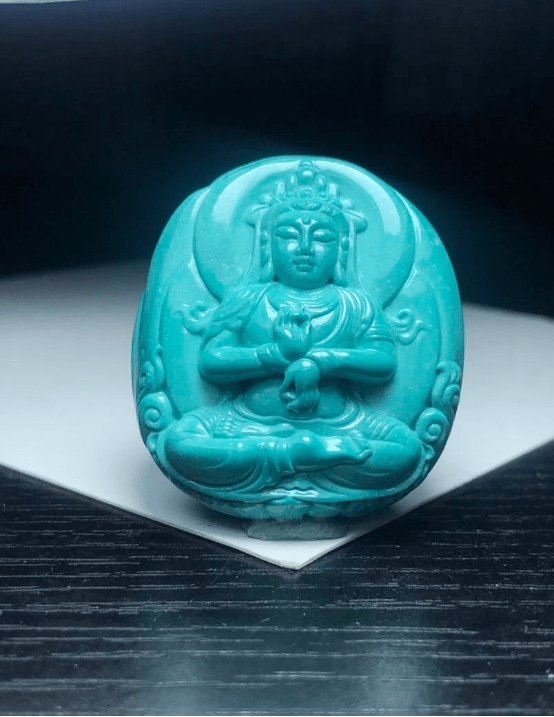 绿松出现这样的“白点”，绝对不可能盘掉！  第6张