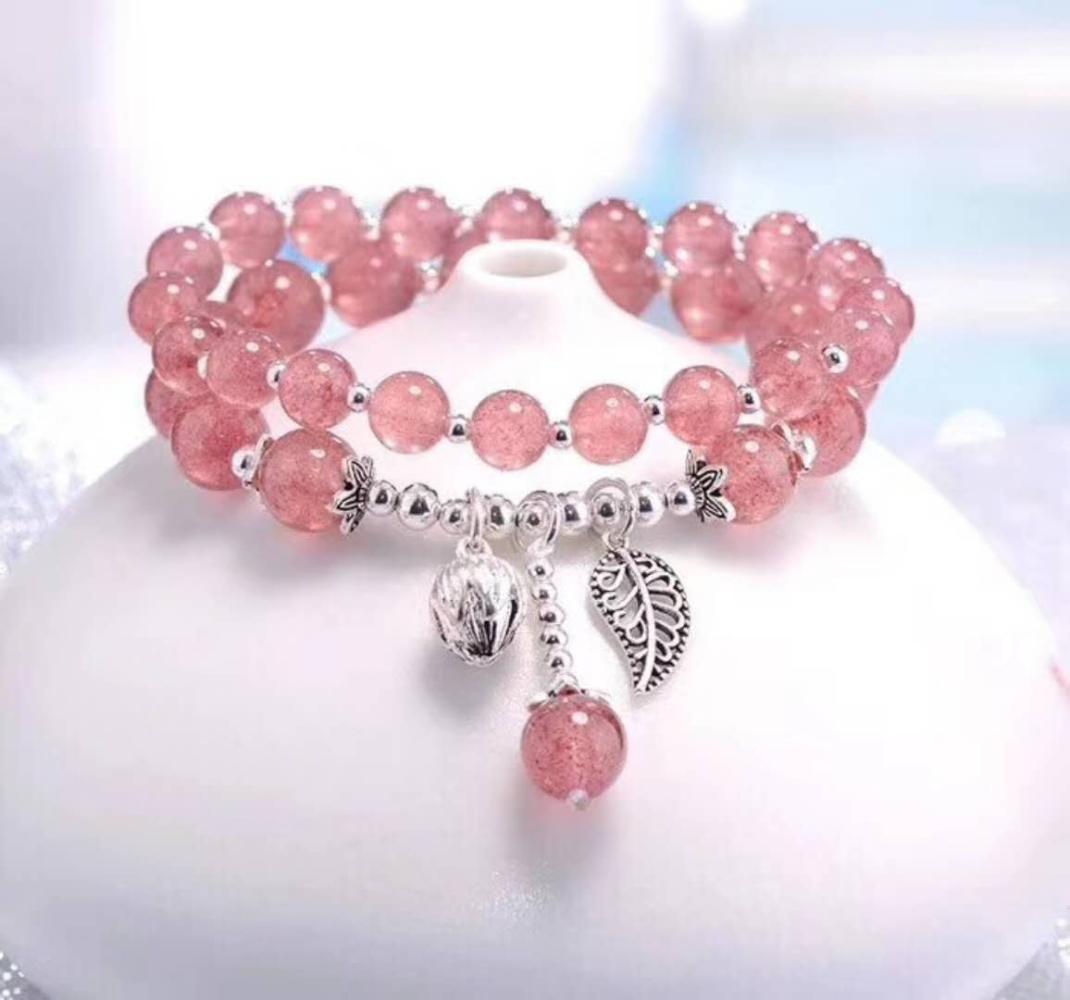 草莓晶手链有什么作用？三天招来爱情运  第2张