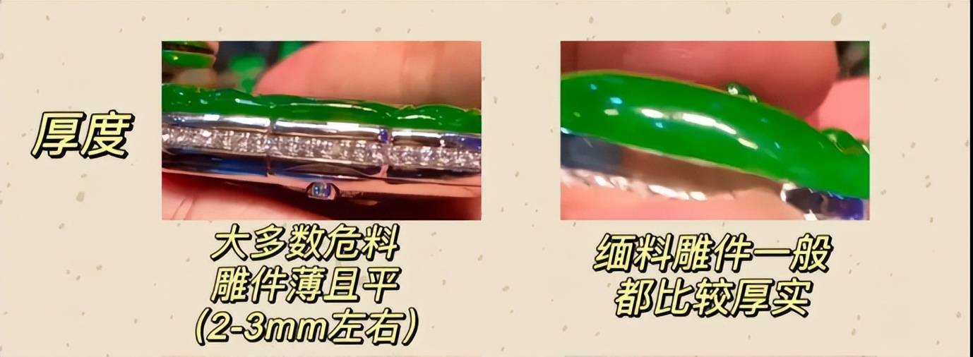 满绿翡翠几百块就能买到？不！你买到的是臭名昭著的薄水料  第4张